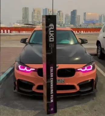 Matte Satin Black Ceramic Black Car Vinyl Wrap BMW  PET  review f30uae 02