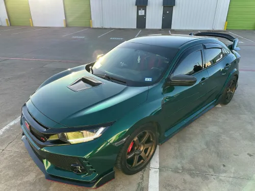 Gloss Metallic Agate Green Car Vinyl Wrap PET review William