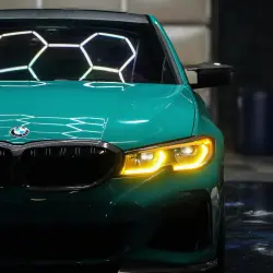 Gloss Hell Green Car Vinyl Wrap PET review jovoswhips 01