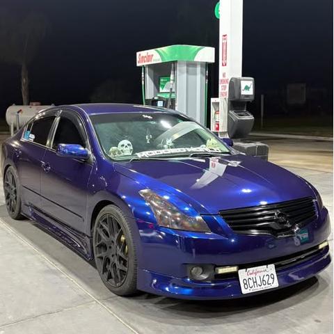 Gloss Metallic Tanzanite Blue Car Vinyl Wrap PET review 1slow.helltima