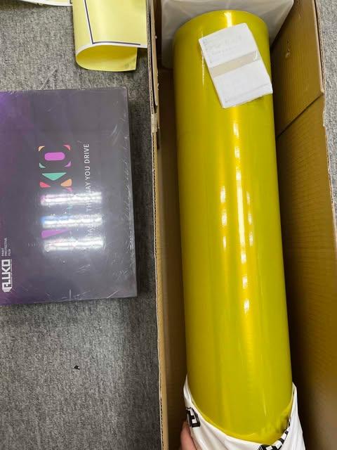 Gloss Metallic Lemon Yellow Car Vinyl Wrap  review Brayan Acosta Escalante