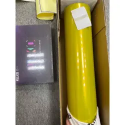 Gloss Metallic Lemon Yellow Car Vinyl Wrap | BMW M4 Paint Lemon Yellow Wrap  review Brayan Acosta Escalante