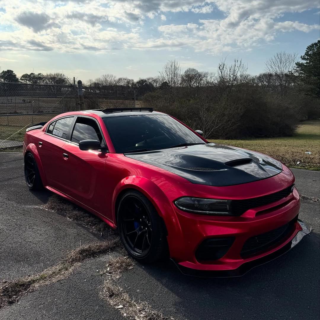 Ultra Glossy Metallic Vampire Red Car Vinyl Wrap BMW PET   review Vampire 06