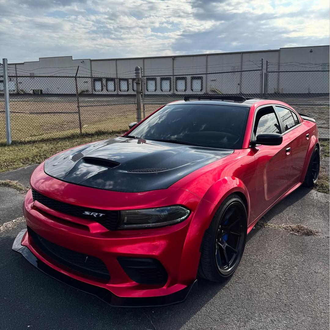 Ultra Glossy Metallic Vampire Red Car Vinyl Wrap BMW PET   review Vampire 07