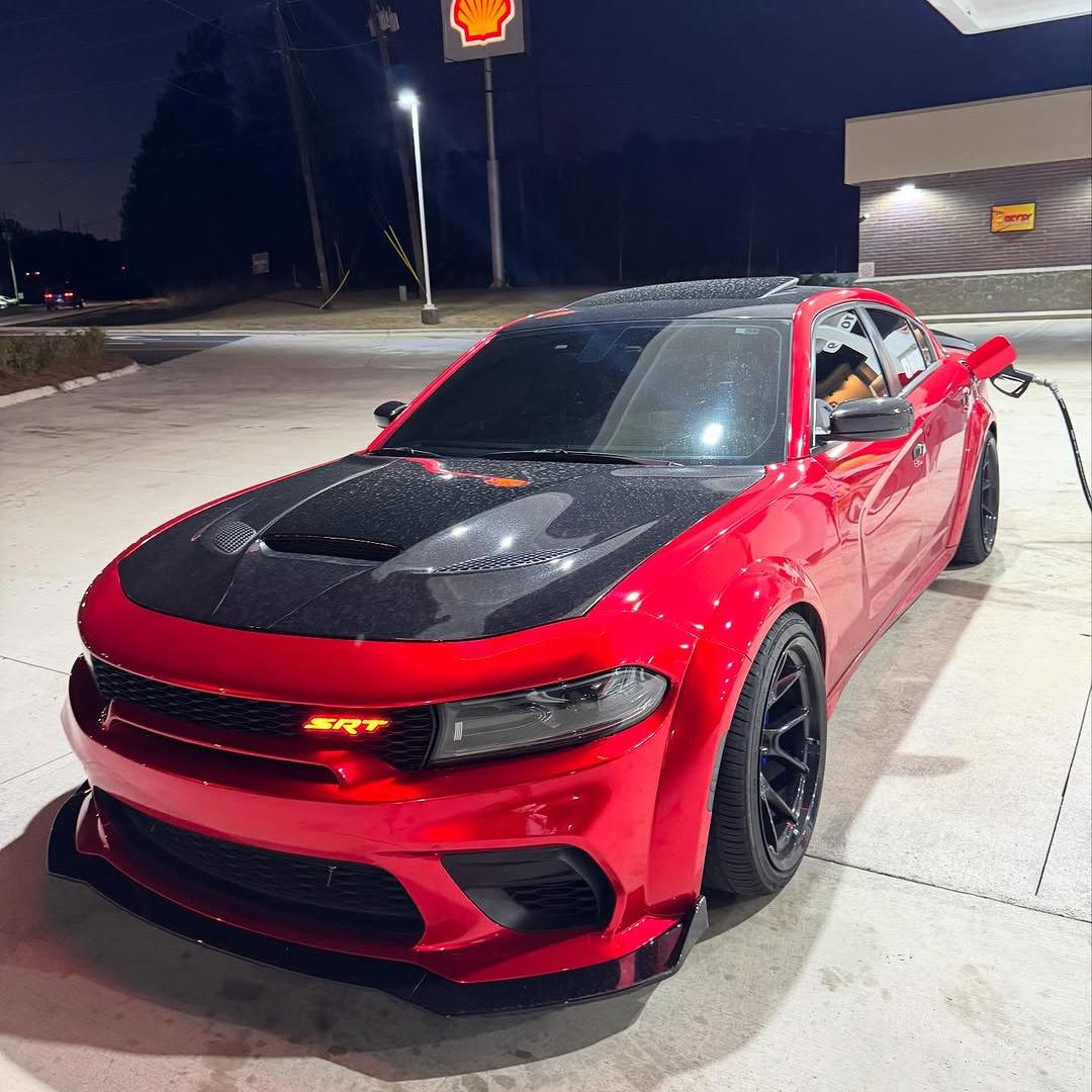 Ultra Glossy Metallic Vampire Red Car Vinyl Wrap BMW PET   review Vampire 02