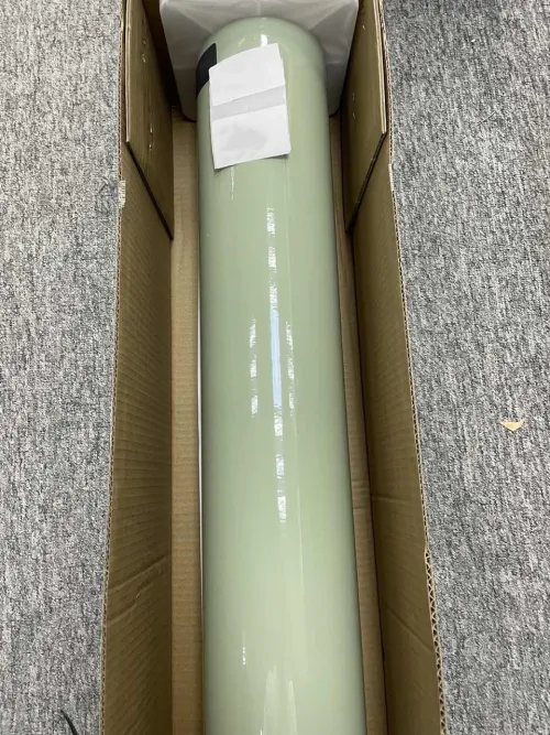 Gloss Light Khaki Green Car Vinyl Wrap PET review 