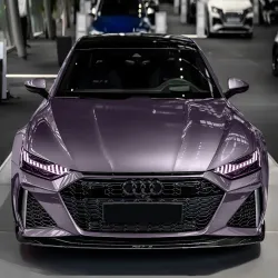 Gloss Crystal Midsummer Purple Car Vinyl Wrap PET review Changer 01