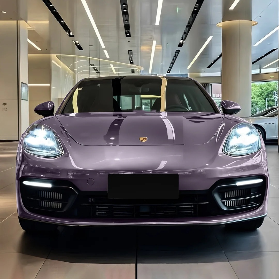 Gloss Crystal Midsummer Purple Car Vinyl Wrap PET review Lasting 02