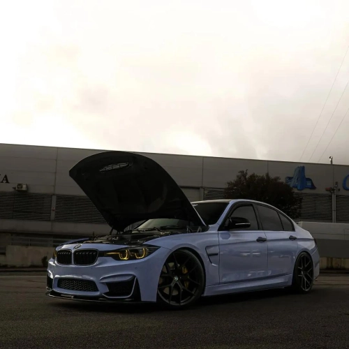 Gloss Macaron Baby Blue Car Vinyl Wrap PET review 