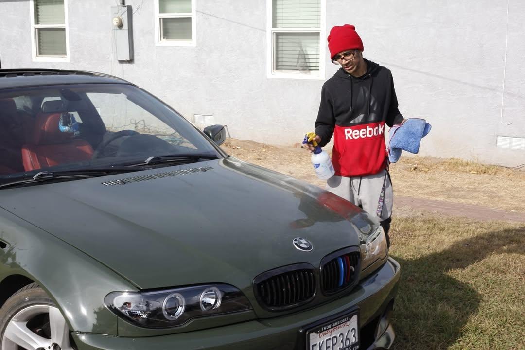 Gloss Black Olive Green Wrap Car Vinyl Wrap PET | Glossy Rifle Green Car Wrap review flytek_inc._ 01