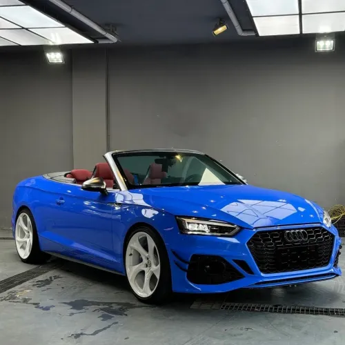 Gloss Voodoo Blue Car Vinyl Wrap PET review 