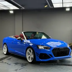 Gloss Voodoo Blue Car Vinyl Wrap PET review Vehicle 01