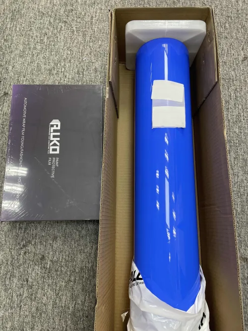 Gloss Voodoo Blue Car Vinyl Wrap PET review 