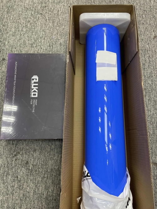 Gloss Voodoo Blue Car Vinyl Wrap PET review 