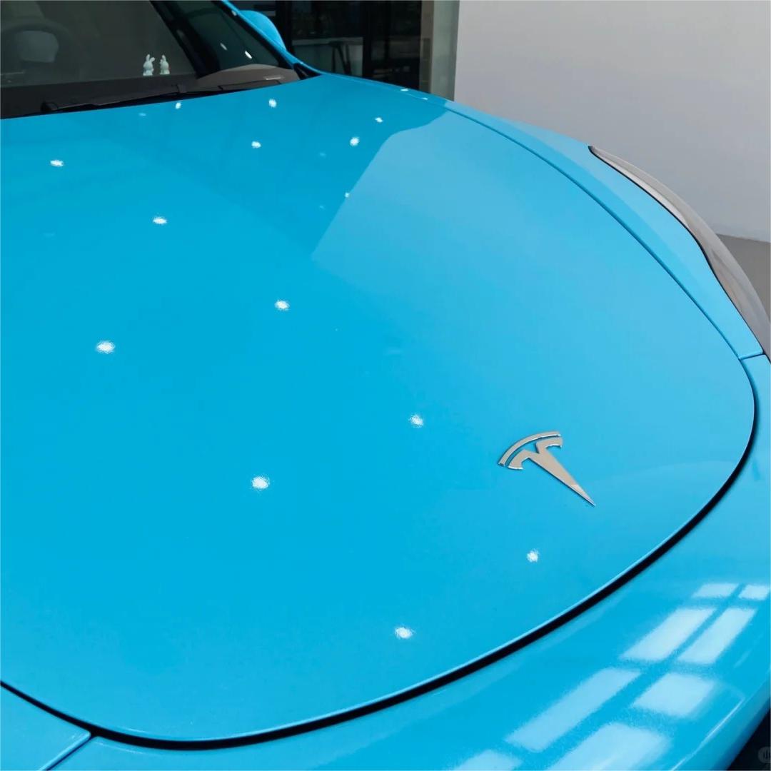 Gloss Metallic Sparkle Sky Blue Car Vinyl Wrap review Invest 02