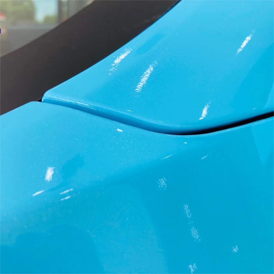 Gloss Metallic Sparkle Sky Blue Car Vinyl Wrap review Invest 03