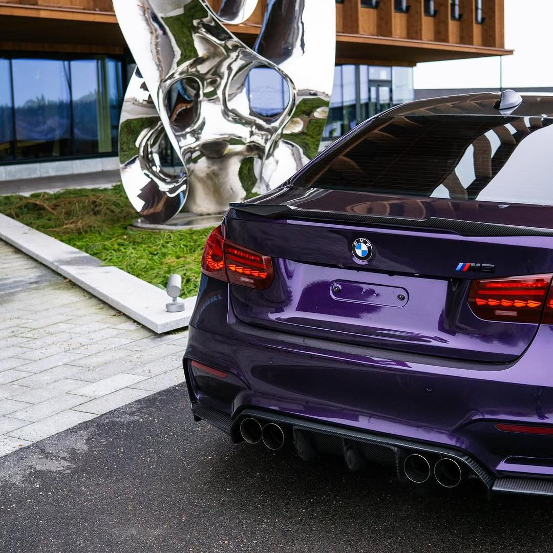 Gloss Metallic Midnight Purple Car Vinyl Wrap BMW PET review sebbe_rosen 03