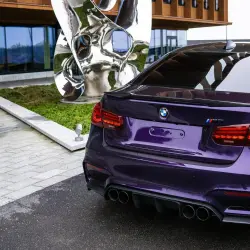 Gloss Metallic Midnight Purple Car Vinyl Wrap BMW review sebbe_rosen 04