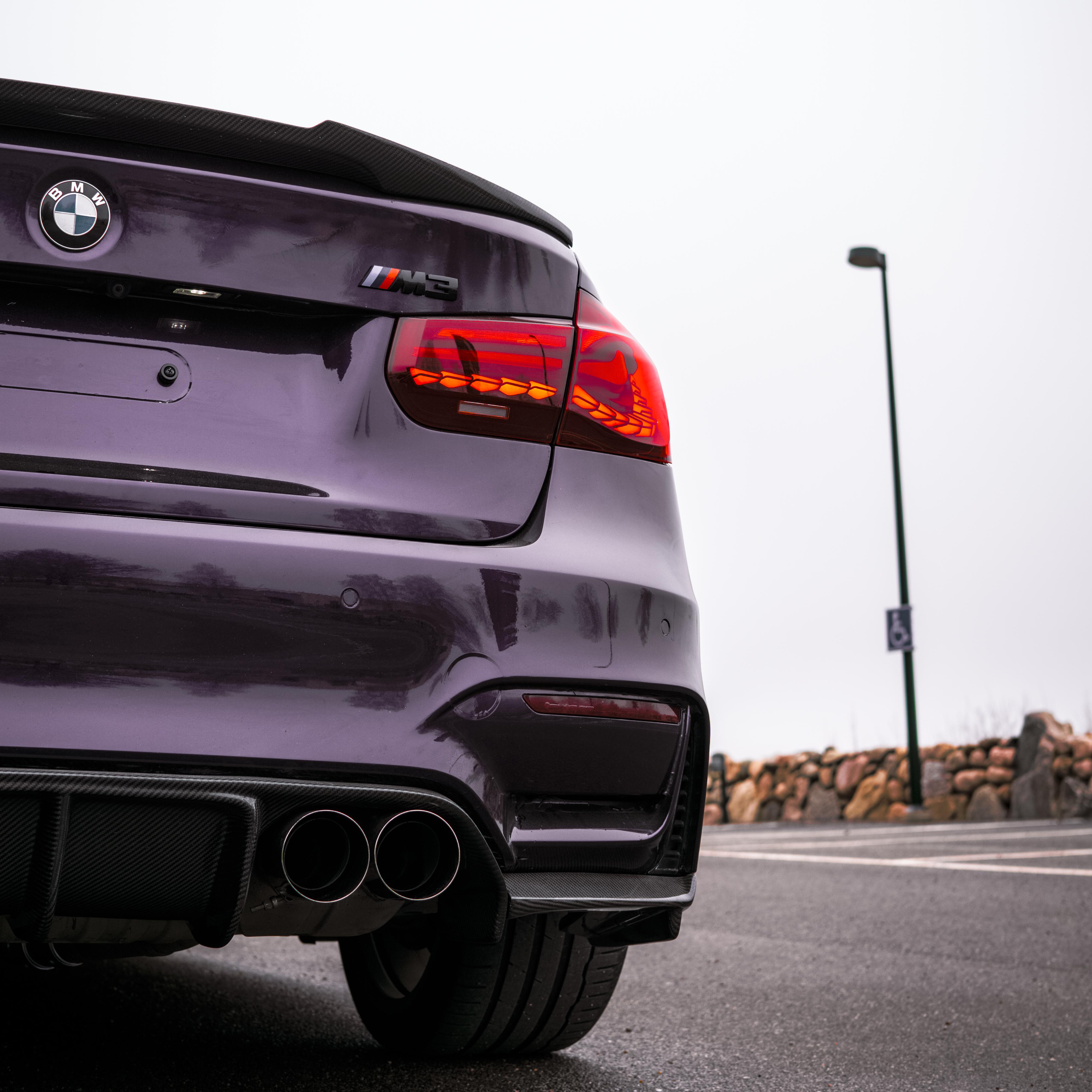 Gloss Metallic Midnight Purple Car Vinyl Wrap BMW PET review sebbe_rosen 04