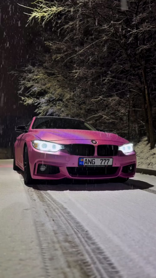 Gloss Metallic Rainbow Laser Pink Car Vinyl Wrap review 