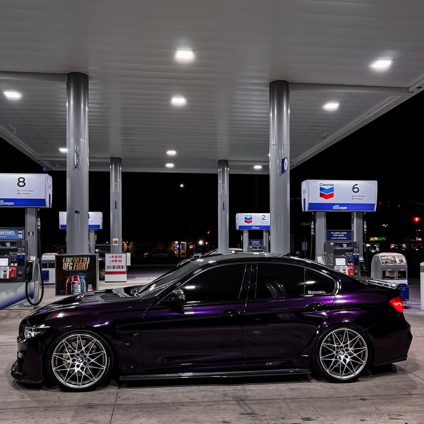 Gloss Metallic Ghost Midnight Purple Car Vinyl Wrap PET review giancarlorioss_ 01