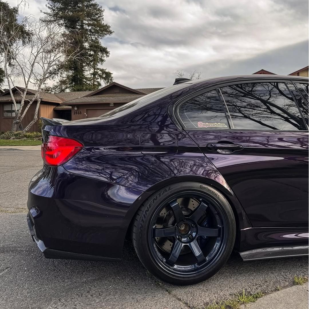 Gloss Metallic Ghost Midnight Purple Car Vinyl Wrap PET review giancarlorioss_ 02