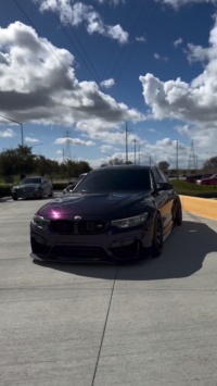 Gloss Metallic Ghost Midnight Purple Car Vinyl Wrap PET review giancarlorioss_ 06