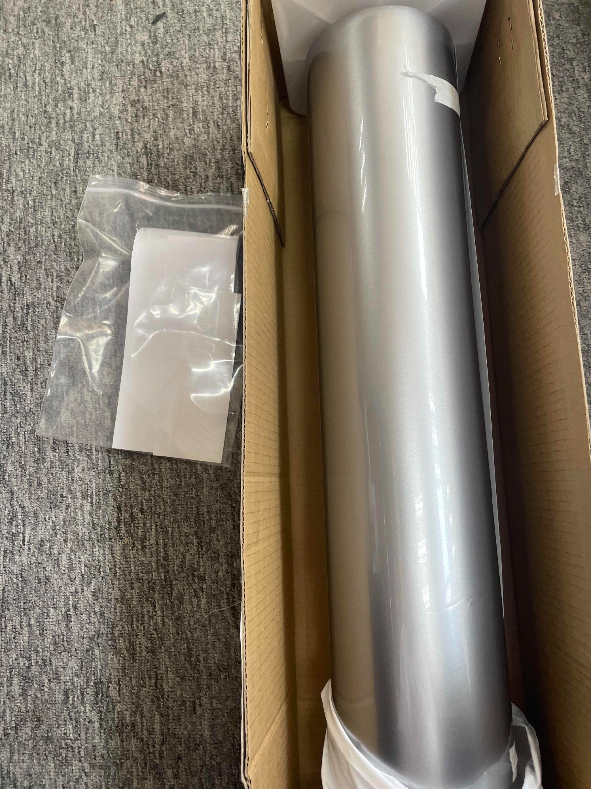 Gloss Metallic GT Silver Car Vinyl Wrap PET review Jordan