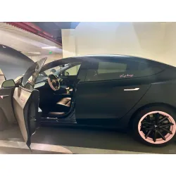 Matte Forsted Black Car Vinyl Wrap PET review sunny 01
