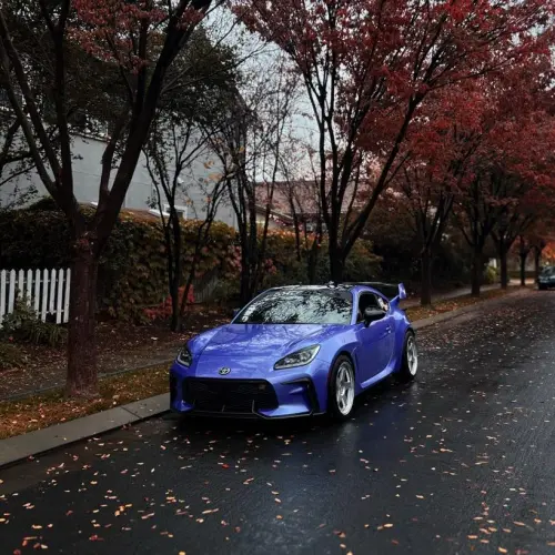 Super  Glossy Pearl Purple Car Vinyl Wrap PET review 