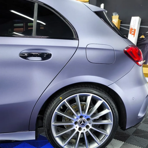 Matte Satin Racing Blue Car Vinyl Wrap PET review 