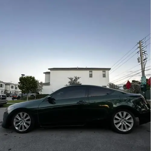 Glossy Paint Metalic Midnight Green Car Vinyl Wrap PET review 