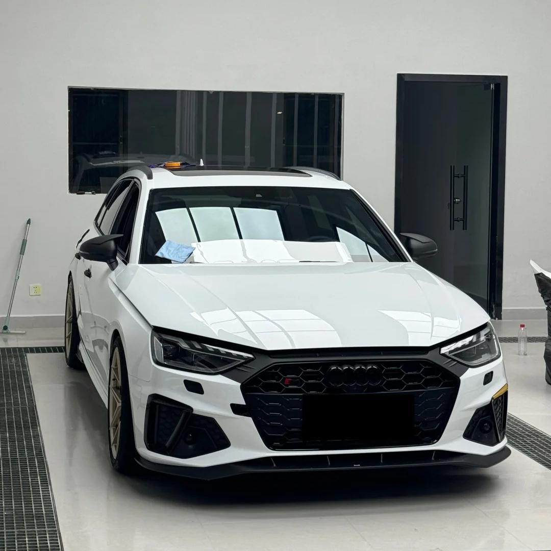 Gloss Piano White Car Vinyl Wrap PET review Color