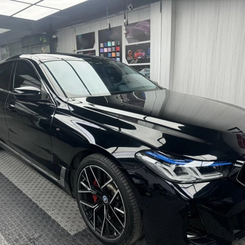 Gloss Piano Black Car Vinyl Wrap BMW Sale reviewed by