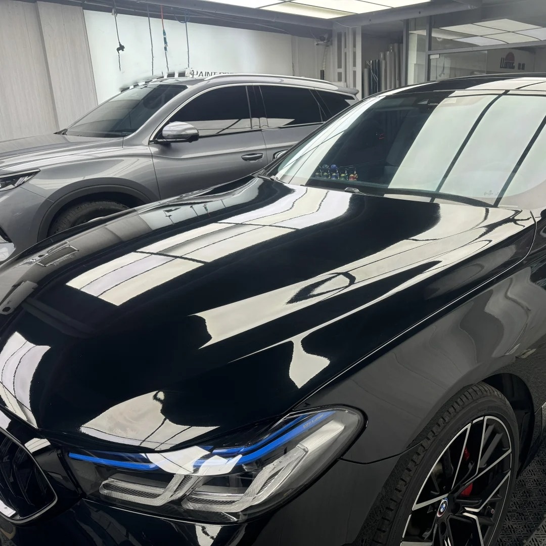 Gloss Piano Black Car Vinyl Wrap BMW Sale review Adhesion 01