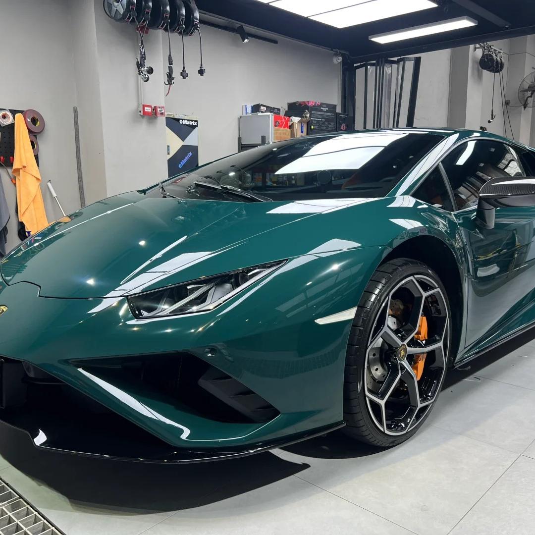 Gloss Mohsen Green Car Vinyl Wrap PET review Mohsen