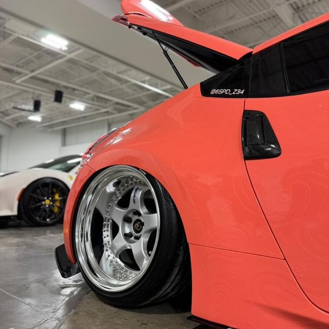 Gloss Coral Orange Car Vinyl Wrap PET review SPD 00