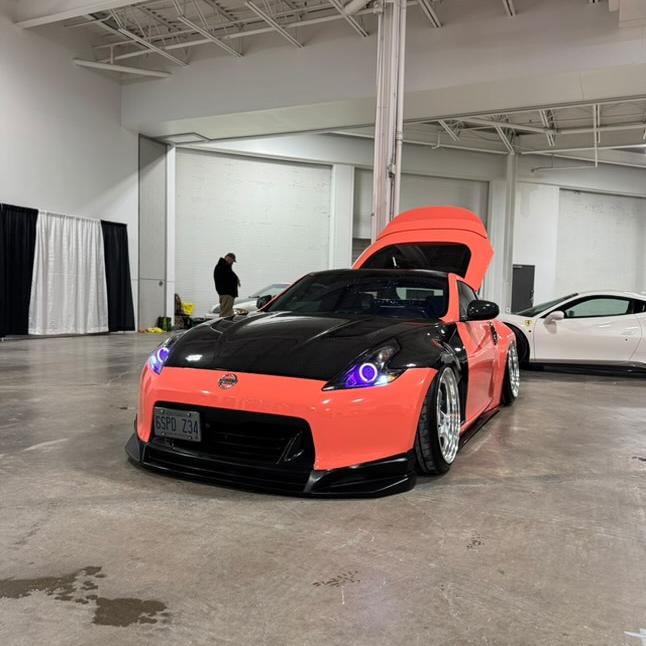 Gloss Coral Orange Car Vinyl Wrap PET review SPD 01