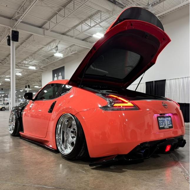 Gloss Coral Orange Car Vinyl Wrap PET review SPD 05