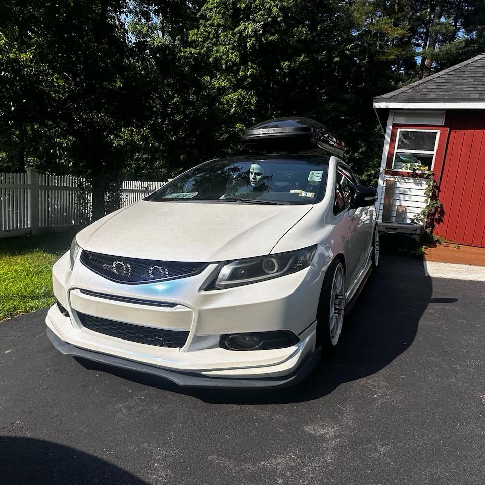 Gloss Metallic Chameleon Blue White Car Vinyl Wrap PET review Chameleon 05