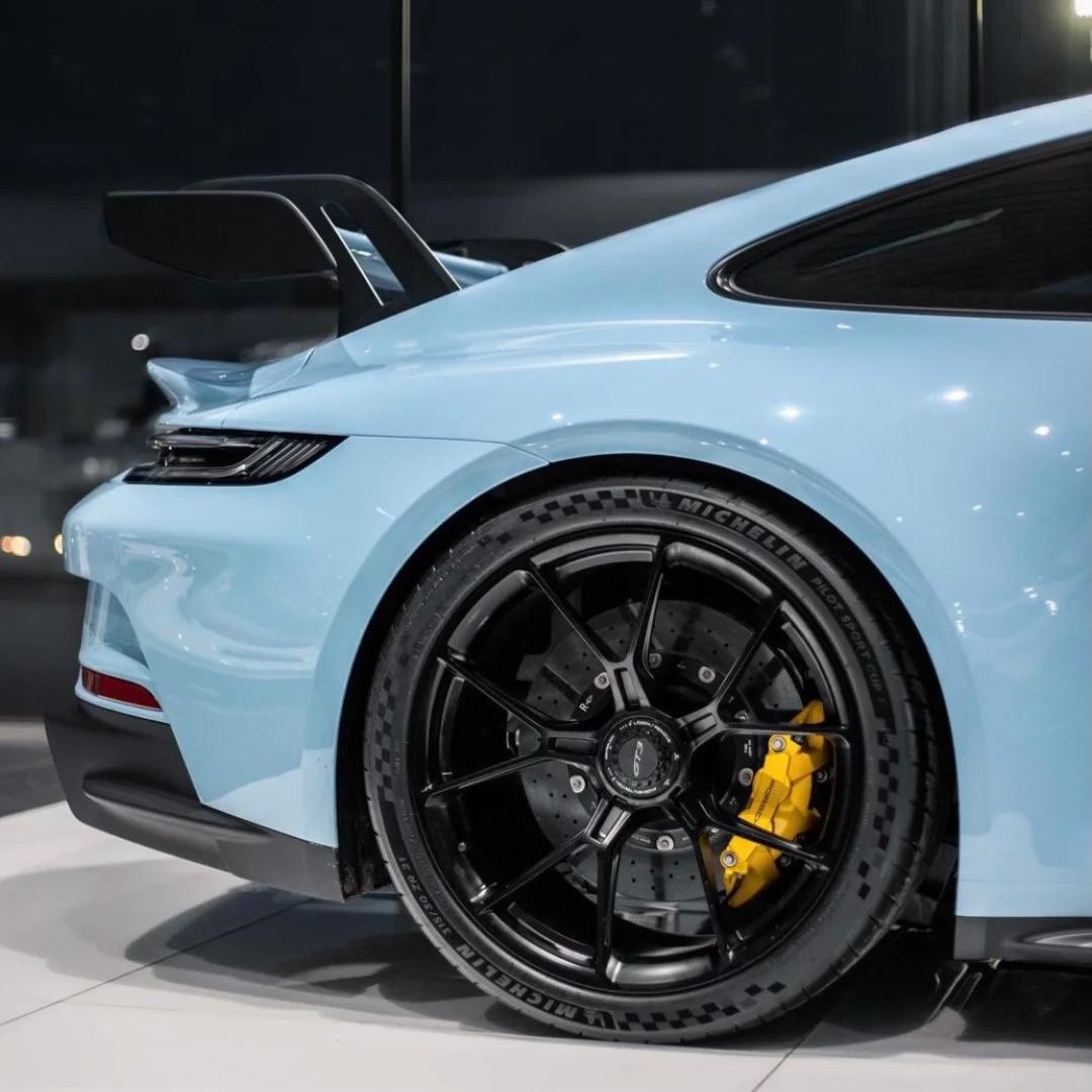 Gloss Meissen Blue Car Vinyl Wrap PET review Meissen