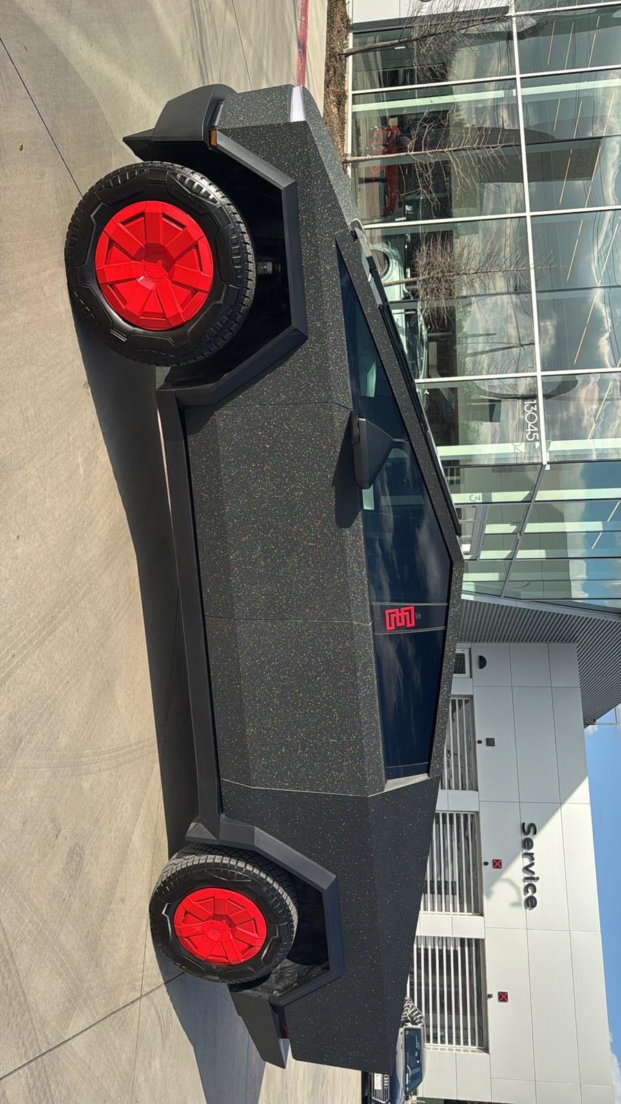 Matte Diamond Glitter Black Car Vinyl Wrap review hiighmaintenance 01