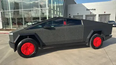 Matte Diamond Glitter Black Car Vinyl Wrap review hiighmaintenance 01