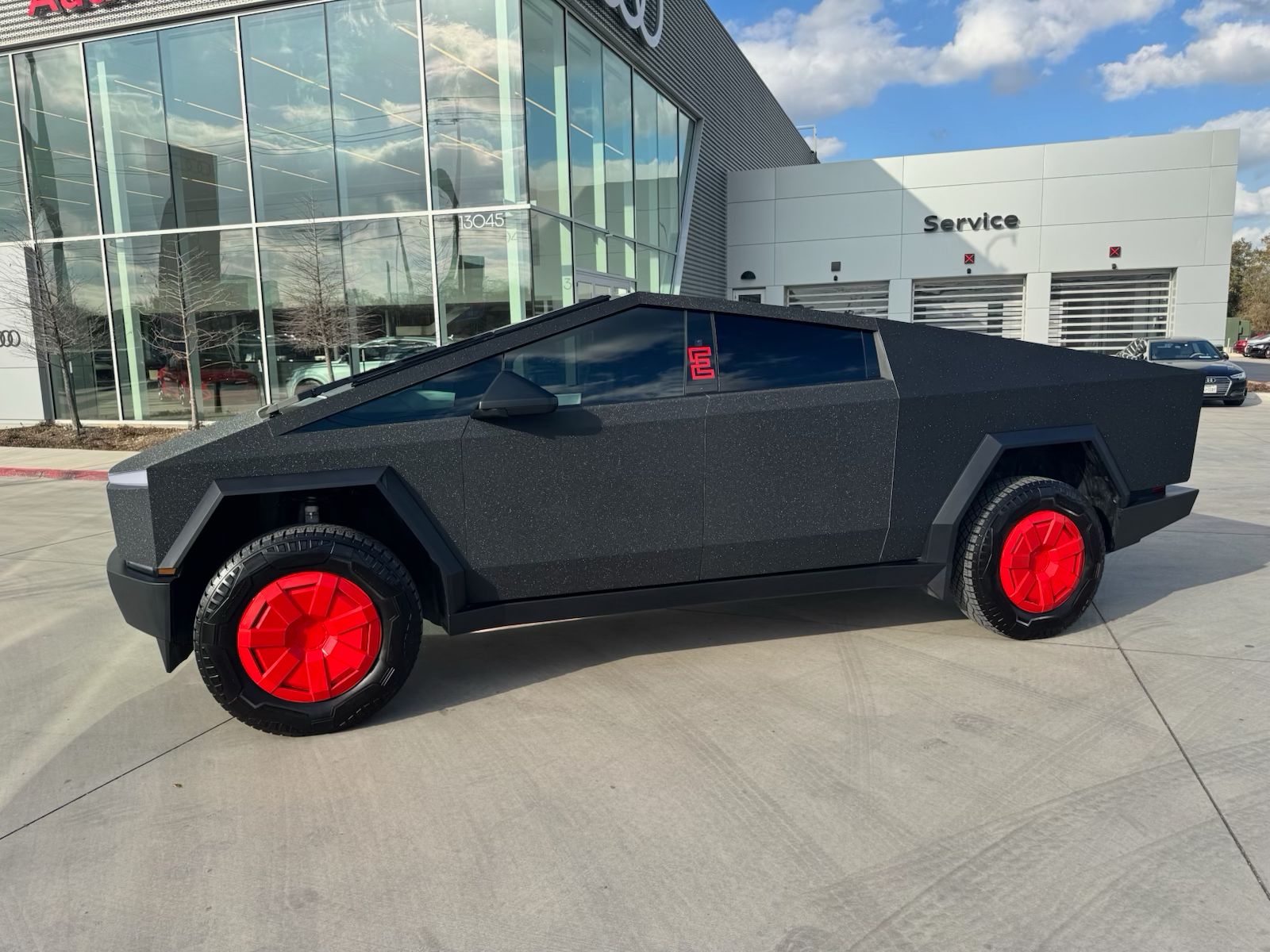 Matte Diamond Glitter Black Car Vinyl Wrap review hiighmaintenance 02