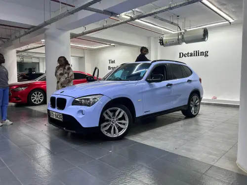 Gloss Macaron Baby Blue Car Vinyl Wrap PET review 