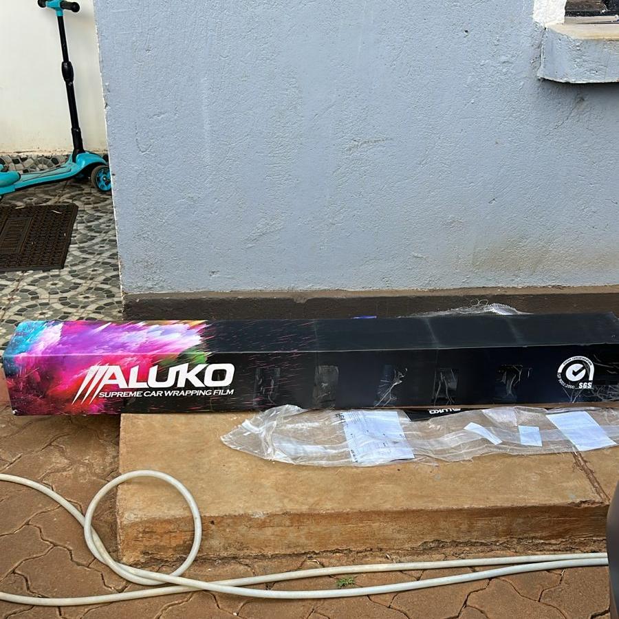 Gloss Macaron Baby Blue Car Vinyl Wrap PET review Mwariri Mwangi 02