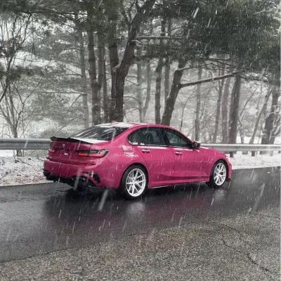 Gloss Ruby Star Car Vinyl Wrap PET review 4kluxa 03