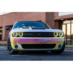 Gloss Rainbow Chrome Holographic Pink Car Vinyl Wrap PET review silent_s_rt 02
