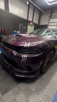Gloss Purple Forged Carbon Fiber Car Vinyl Wrap PET  review customer 