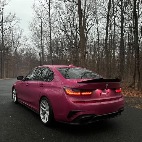 Gloss Ruby Star Car Vinyl Wrap PET review 4kluxa 00